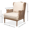 French Caned Armchair