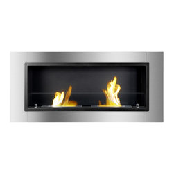 Ignis Recessed Ethanol Fireplace Lata - Indoor Fireplaces