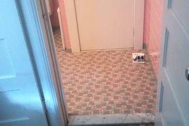 1950 Retro to Modern Subway Tile Bathroom