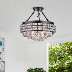 4-Light Flush Mount - Flush-mount Ceiling Lighting