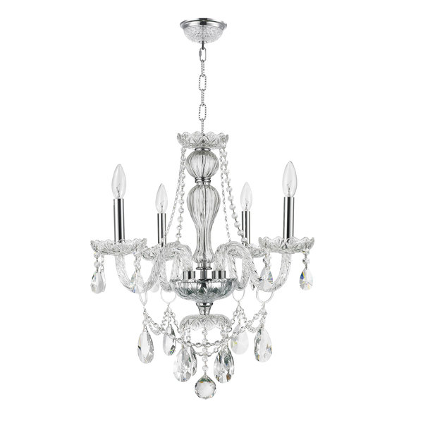 Diana Chandelier, 8 Light, Flemish Brass Finish, Clear Crystal, 23 Diana Chandelier, 8 Light, Flemish Brass Finish, Clear Crystal, 23