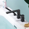 Luxier RTF17 Deck-Mount Roman Tub Faucet With Hand Shower, Oil Rubbed Bronze