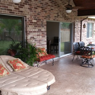 Pool and covered patio