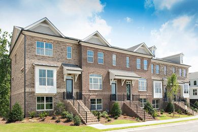 This is an example of a three-storey exterior in Atlanta.