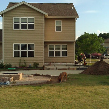 Brewster backyard on a budget
