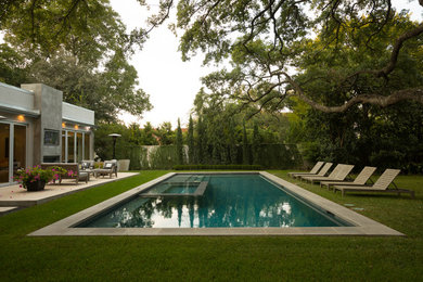 Example of a pool design in Austin