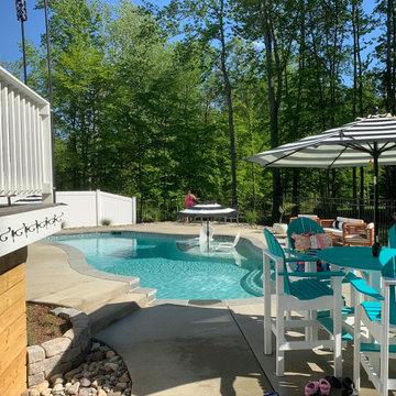 Swimming Pool Build in La Plata, MD - JL - Wise Pool & Spa