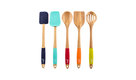 Fiesta 5-Piece Bamboo Silicone Utensil Set