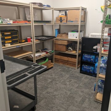 Office Supply Closet after