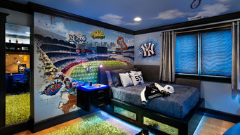 Baseball Wall Mural of Yankees Stadium