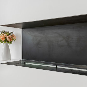 Enhancing Home Comfort: A Stunning Fireplace and Bathroom Upgrade with Stylish C