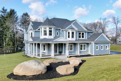 This is an example of a traditional home design in New York.