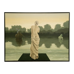 Ron Porter Painting Sculptures on Water - Paintings