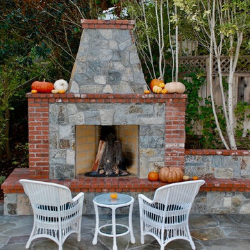 Bluestone Fireplace and BBQ, and Patio