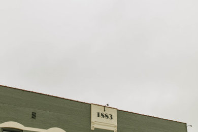 Example of an exterior home design in Other