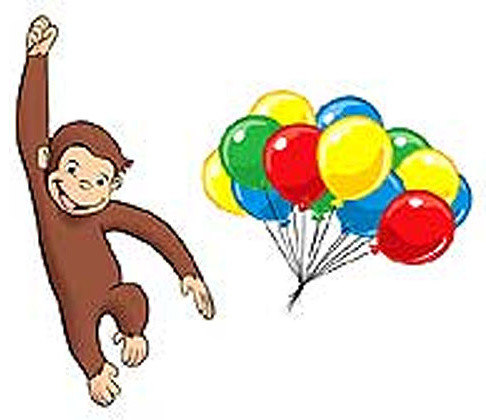 Curious George Party Birthday Express Adver