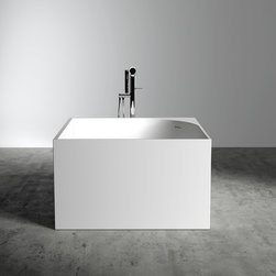 LUSSO STONE FARINA STONE RESIN SOLID SURFACE FREESTANDING SQUARE BATH 1050 - Products