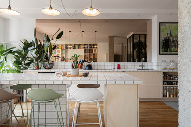 Réalisation d'une cuisine urbaine.