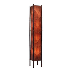 Eangee Home Designs Fortune XL Floor Lamp | Burgundy - Floor Lamps