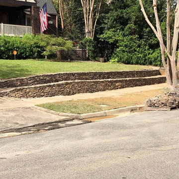Tiered Walls for Sloping Yard