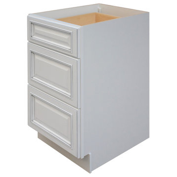 Sunny Wood RLB18D-A Riley 18"W x 34-1/2"H Base Cabinet - White