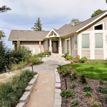 Split-Level Lakeside Remodel for Relaxation and Rental