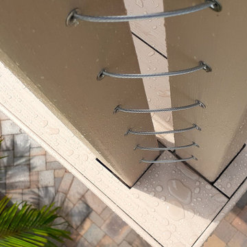 Modern Timbertech Deck w/ Cable Rail