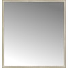 64"x68" Custom Framed Mirror, Silver Gold