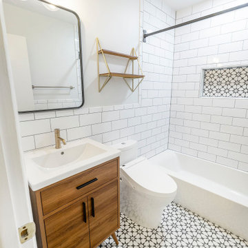 Mid-Century Modern Primary Bathroom Remodel / Alexandria, VA