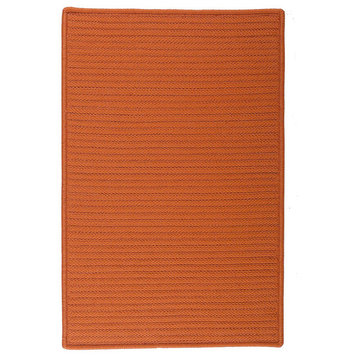 Colonial Mills Simply Home Solid Braided H073 Rust 5x5