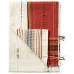Jaipur Living - Jaipur Living Angami Tribal Red/Cream Throw 42"X72" - Handmade by weavers in Nagaland, India, the Nagaland collection showcases the traditional loin-loom techniques of the indigenous tribes of the region. The artisan-made Angami throw effortlessly combines heritage-rich tribal patterns with a versatile, contemporary red, cream, black, burnished gold, and coral colorway for a stunning statement in any space. Crafted of soft, finely woven cotton, this classic blanket brings the global art of Naga textiles to the modern home.