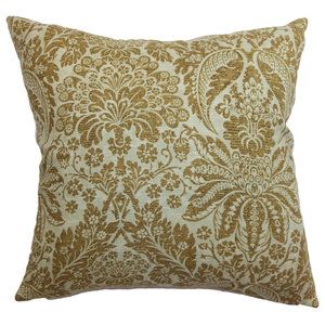 The Pillow Collection Kiasax Damask Bedding Sham Teal Standard//20 x 26