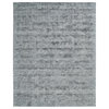 AERO Spa Marl Hand Made Silkette Area Rug, Gray, 2'6"x10'