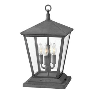 Progress Lighting Onion Lantern Collection 4-Light Textured Black