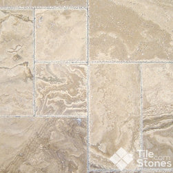 Tuscany Walut Onyx Travertine, Versailles Pattern - Wall And Floor Tile