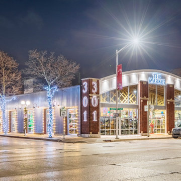 The Market Entrance - Night View