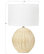 Orb-Shaped Rattan Table Lamp