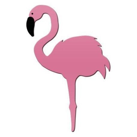 Flamingo Ceramic Swimming Pool Mosaic 4"