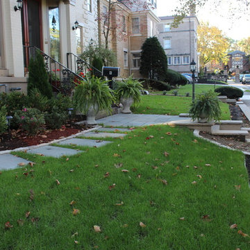 Front Yard Retaining Wall, Walkway, Landing and Step Refurbishment