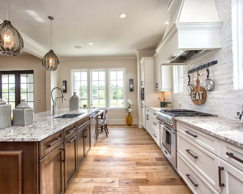 Galley Open Concept Kitchen Design Ideas & Remodel Pictures | Houzz