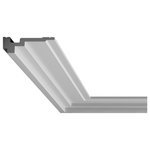 Orac Decor - Orac Decor Plain Polyurethane Crown Moulding, Face: - Our Plain Crown Moulding profiles have a sharp, clean deep relief and crisp line details to enhance the look of any room. It provides a Modern appearance.