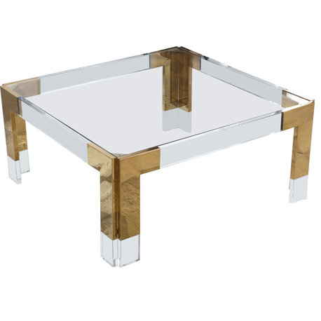 Casper Coffee Table, Gold, Square