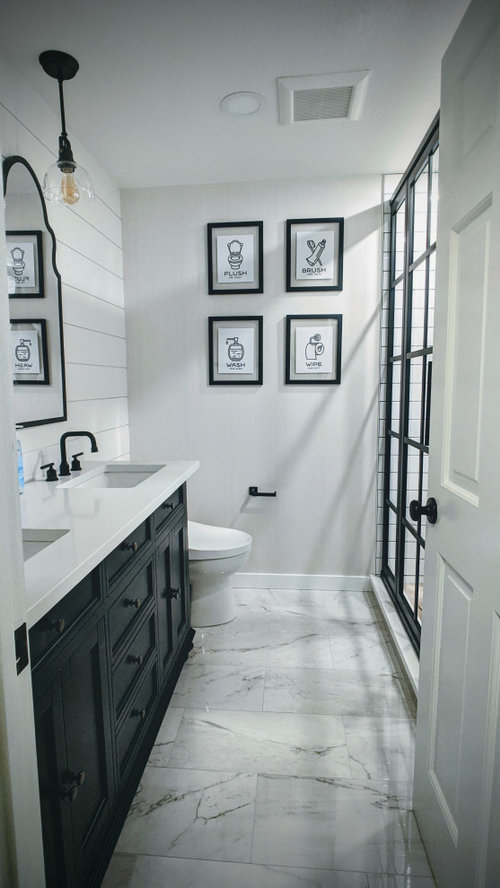 Upstairs Hallway Bathroom Remodeled