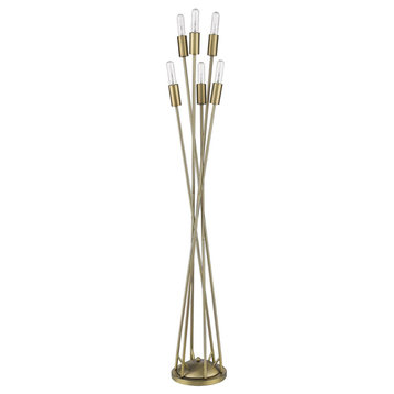Trend Perret 6-LT Floor Lamp TF70024AB - Aged Brass