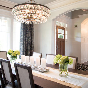 Classic Meets Eclectic in Grand Craftsman-Inspired Home By Blue Garnet Design/ T