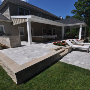 Custom Designed and Built Backyard by Gappsi in West Hampton NY