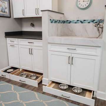 Pet Washing & Food Station