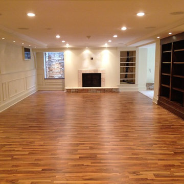 Open and Sunny Basement Renovation
