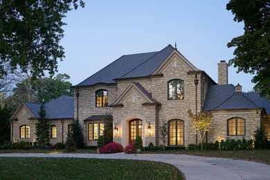 Example of an exterior home design in Kansas City