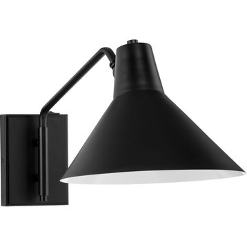 Trimble Collection One-Light Matte Black Wall Rotating Wall Sconce